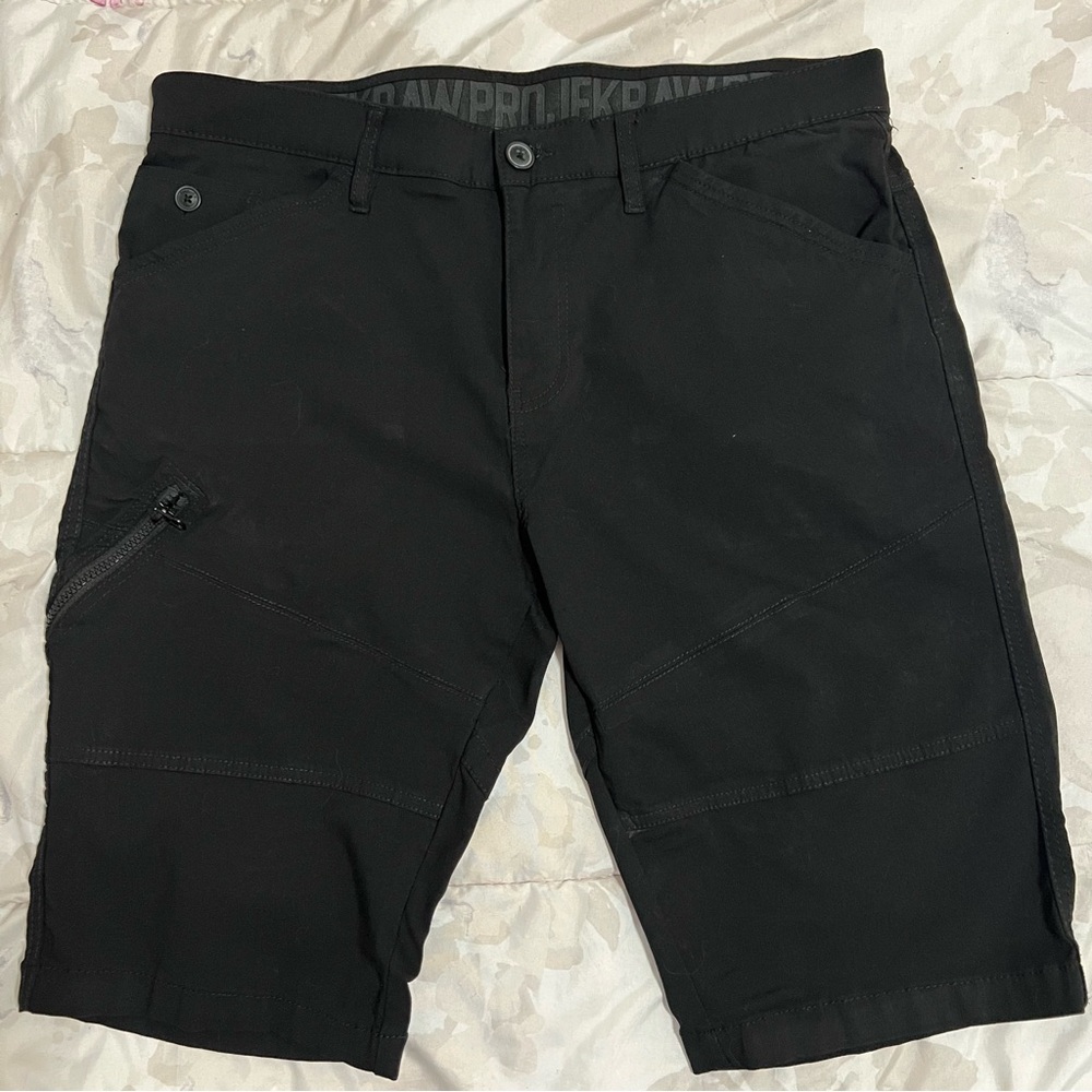 Projek Raw Black Cargo Shorts size 36